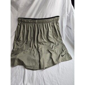 Nike Dri-FIT Men's Athletic Shorts XL Gray Drawstring Elastic Waist